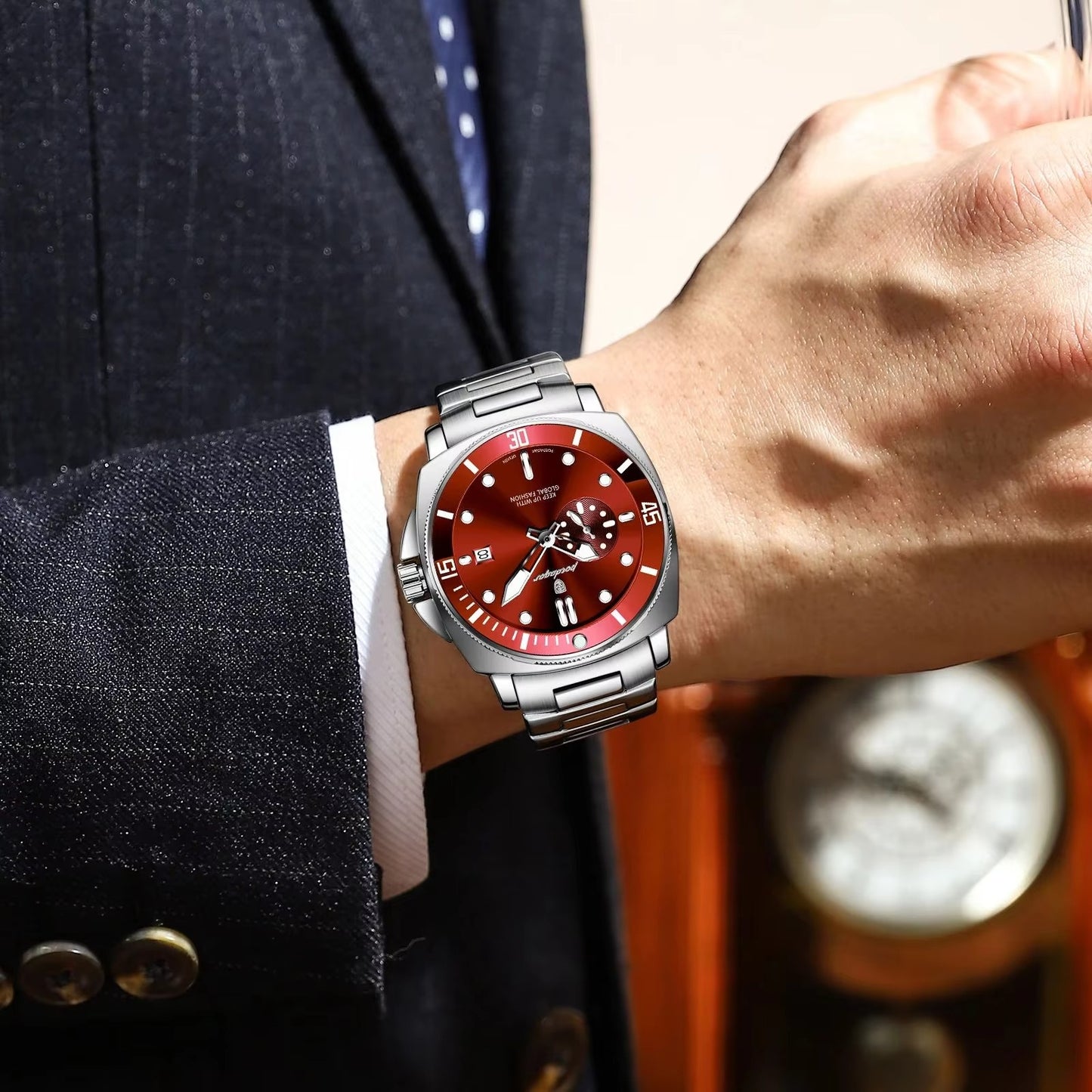 Edelstahl Armbanduhr "Orologio da uomo alla moda no.4152" - PITANI