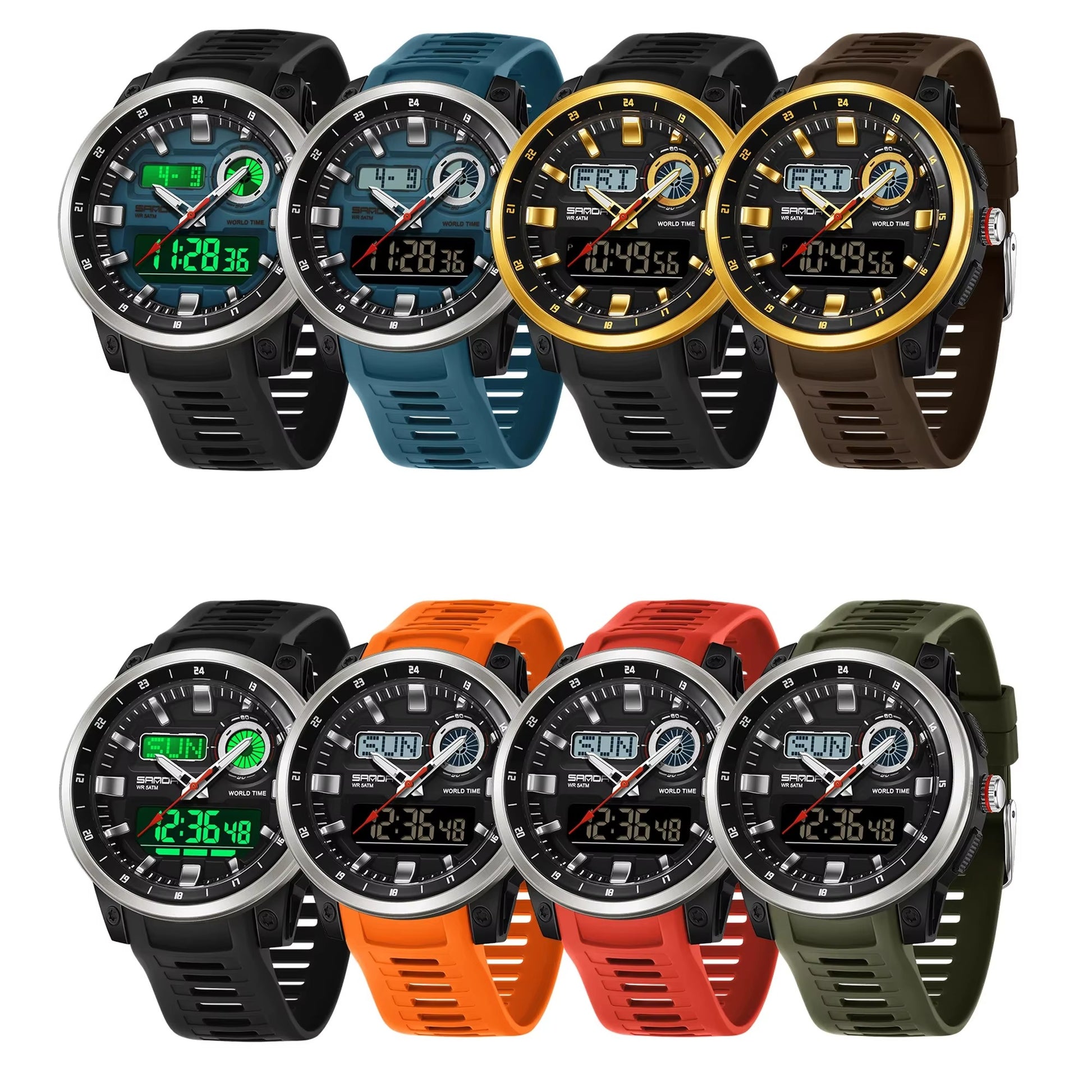 Sportliche Silikon Armbanduhr "Elettronica sportiva no.5257“ - PITANI