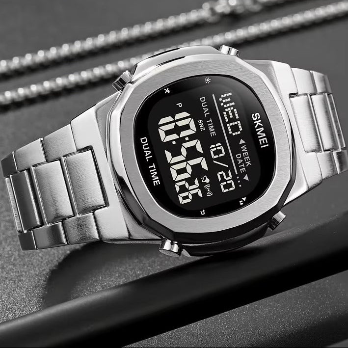 Digitale Edelstahl Armbanduhr "Elettronica di lusso no.5276“ - PITANI