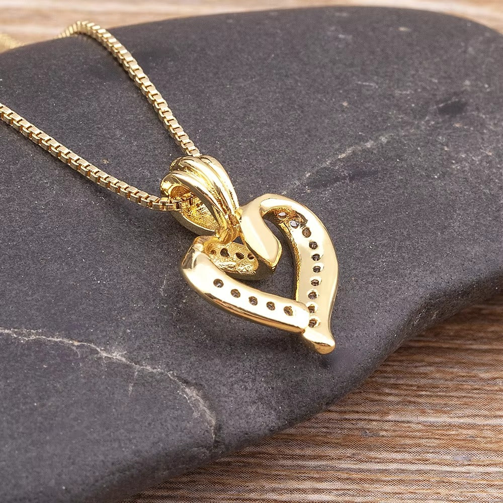 Edelstahl Halskette in Herzform "Collana con ciondolo a cuore no.4205" - PITANI