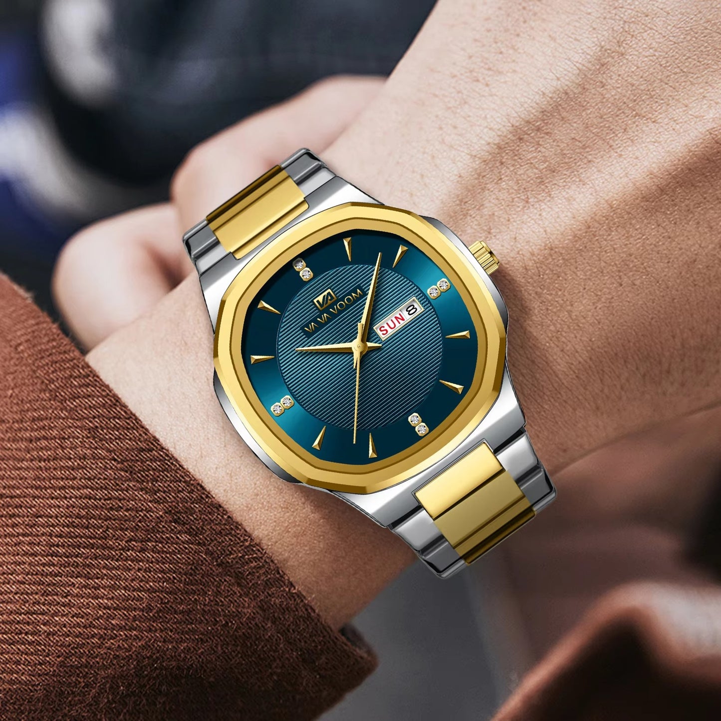 Elegante Edelstahl Armbanduhr "Orologio classico no.5294“ - PITANI