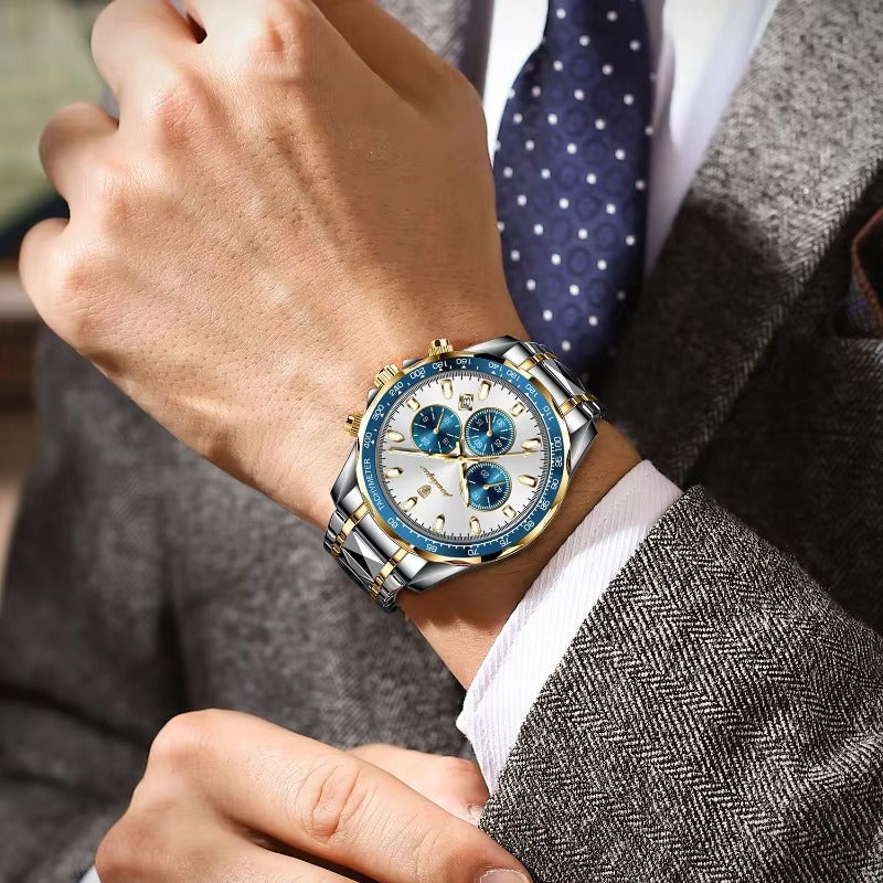 Edelstahl Armbanduhr "Orologio da uomo con orologio a lancetta no.4172" - PITANI