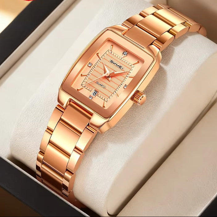 Elegante schmale Edelstahl Armbanduhr "Alla moda no.3243“ - PITANI