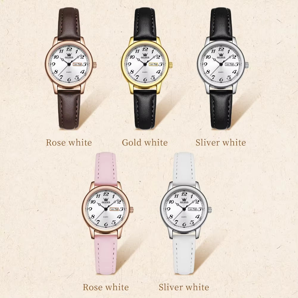 Stilvolle zeitlose Leder Armbanduhr "Arabo impermeabile no.3222" - PITANI