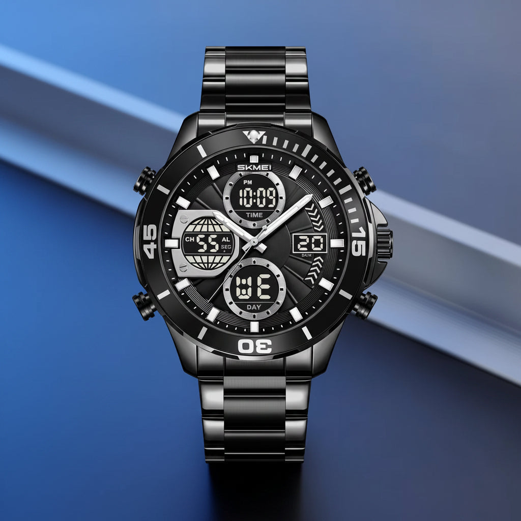 Edelstahl Armbanduhr "Quadrante grande no.5301“ - PITANI