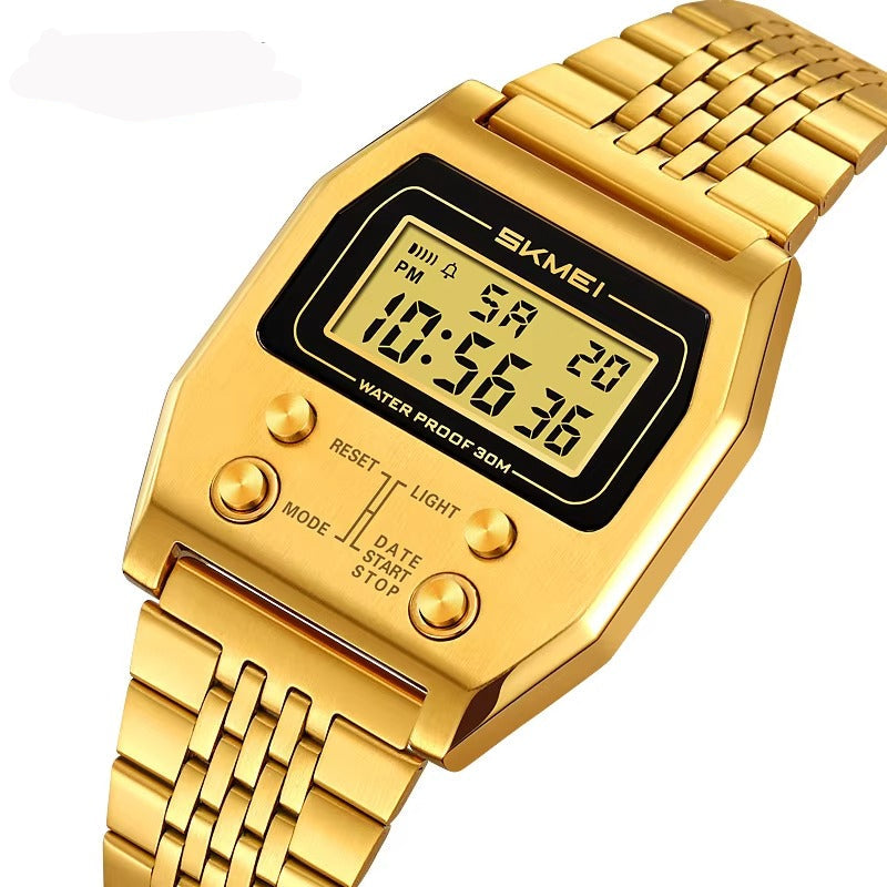 VORLAGE HERREN Edelstahl Armbanduhr "Allarme elettronico no.5242“ - PITANI