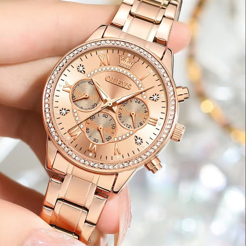 Glitzer Armbanduhr im eleganten Design "Orologio lamore di no.5174" - PITANI