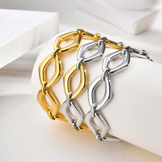 Edelstahl Armband "Bracciale a catena con anello a O no.5324" - PITANI