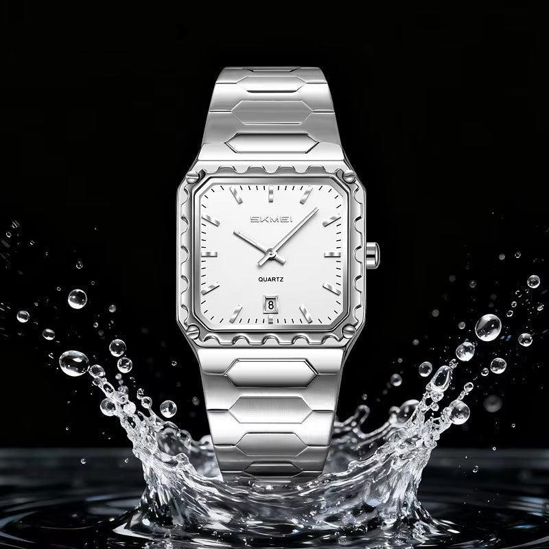 Quadratische Edelstahl Armbanduhr "Sport impermeabile no.5259“ - PITANI