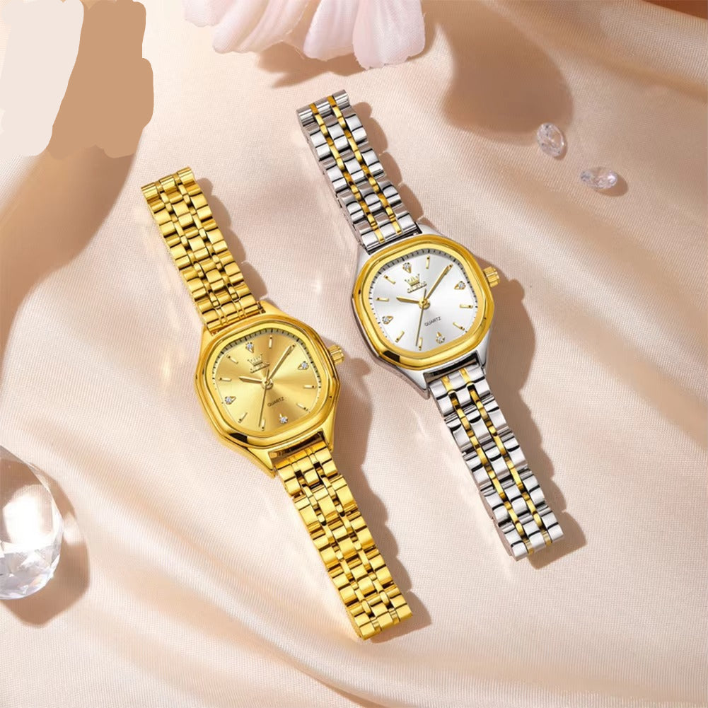 Elegante achteckige Edelstahl Armbanduhr "Lusso elegante no.3234“ - PITANI