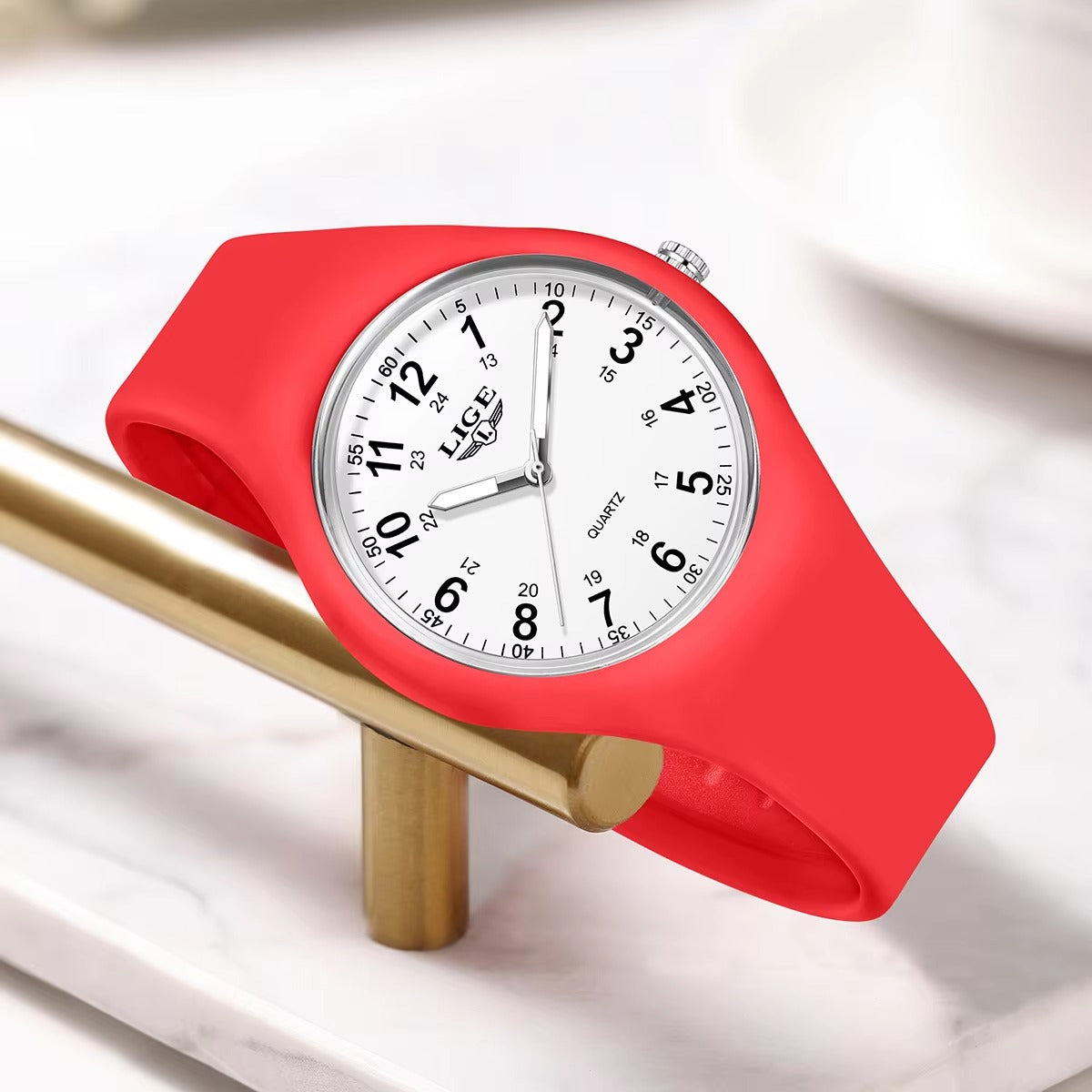 Schlichte Silikon Armbanduhr "Impermeabile femminile no.3215" - PITANI