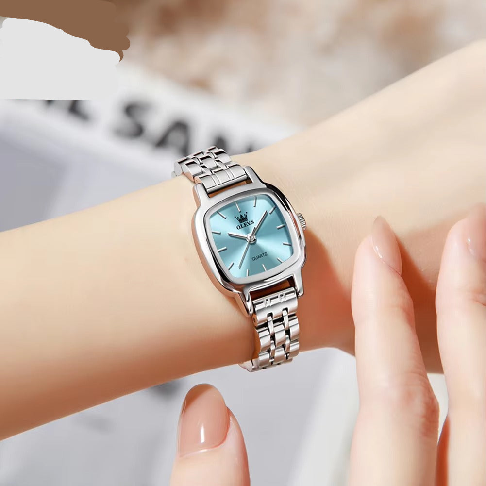 Kleine quadratische Edelstahl Armbanduhr "Piccolo quadrante alla moda no.3235“ - PITANI