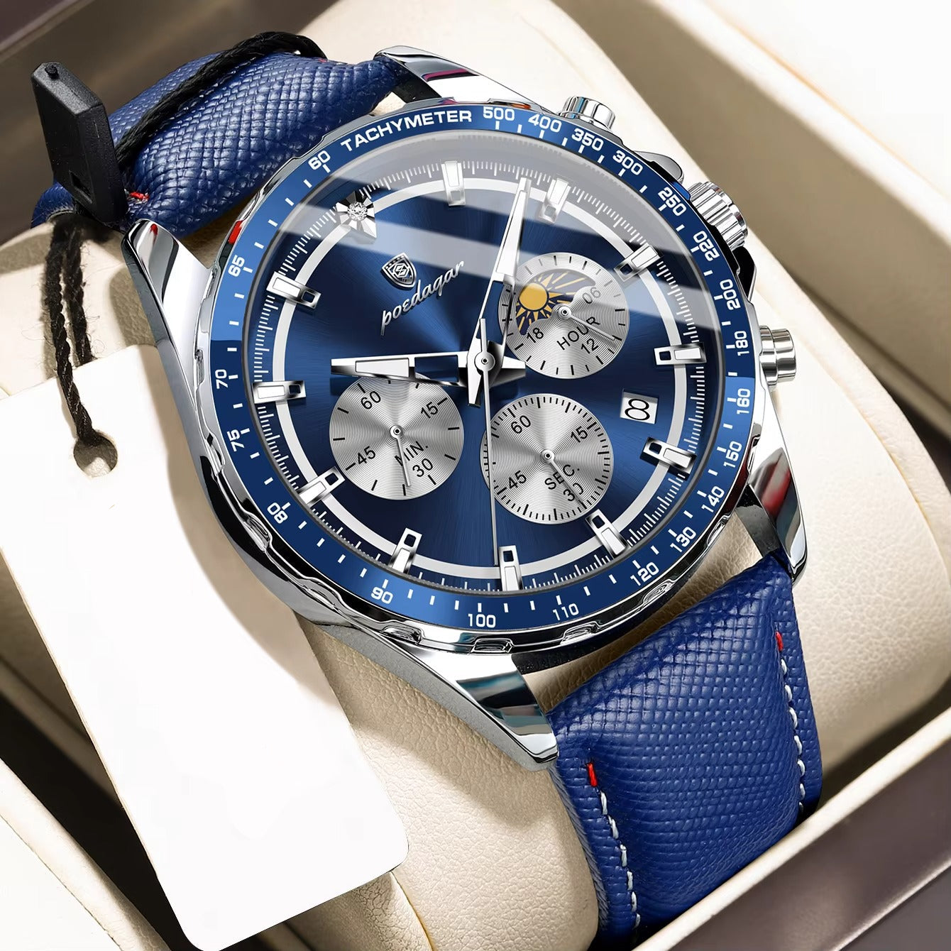 Runde Leder Armbanduhr "Orologio da polso in pelle no.5279“ - PITANI