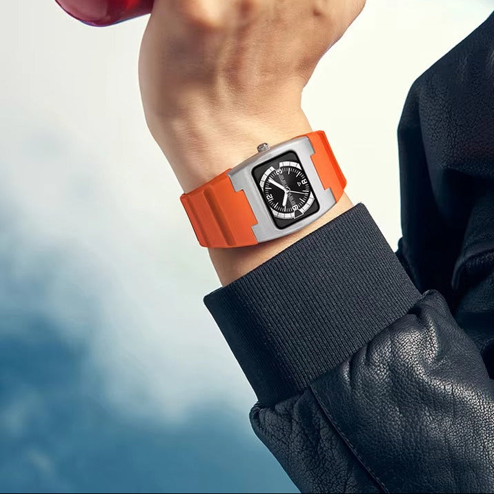 Außergewöhnliche Edelstahl Armbanduhr "Design retròno.5257“ - PITANI