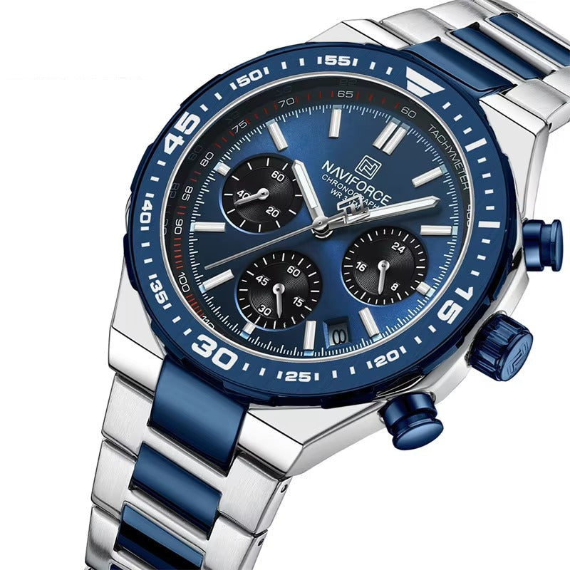 Zeitlos klassische Edelstahl Armbanduhr "Quarzo classico no.5274“ - PITANI