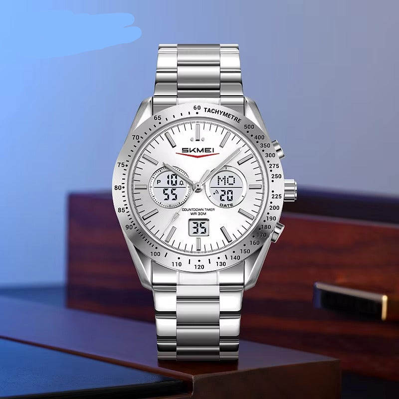 Edelstahl Armbanduhr "Doppio display no.5255“ - PITANI