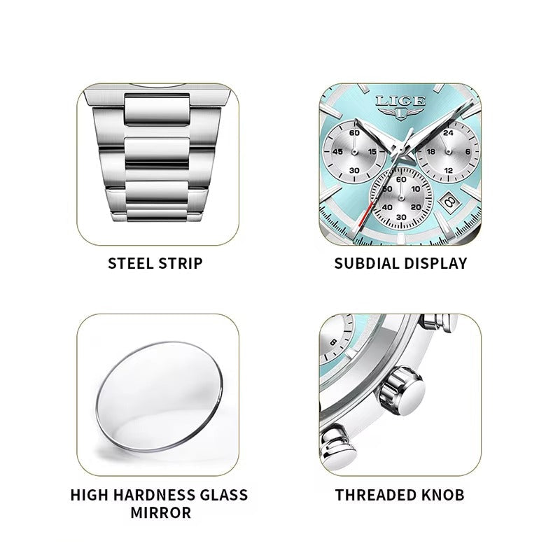 Elegante Edelstahl Armbanduhr "Orologio bella moda no.5247“ - PITANI