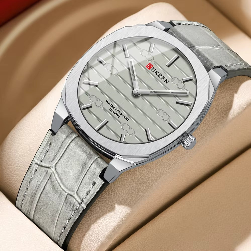 Minimalistisch moderne Leder Armbanduhr "Sottile alla moda no.5224“ - PITANI