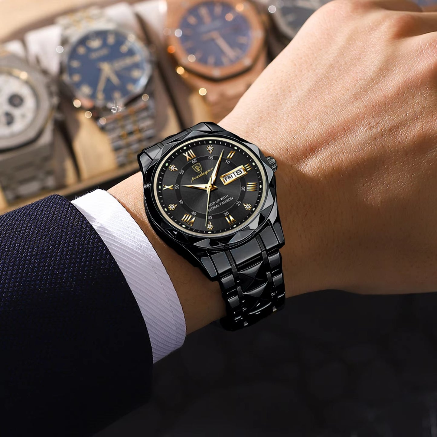 Edelstahl Armbanduhr "Orologio per uomo no.4154" - PITANI