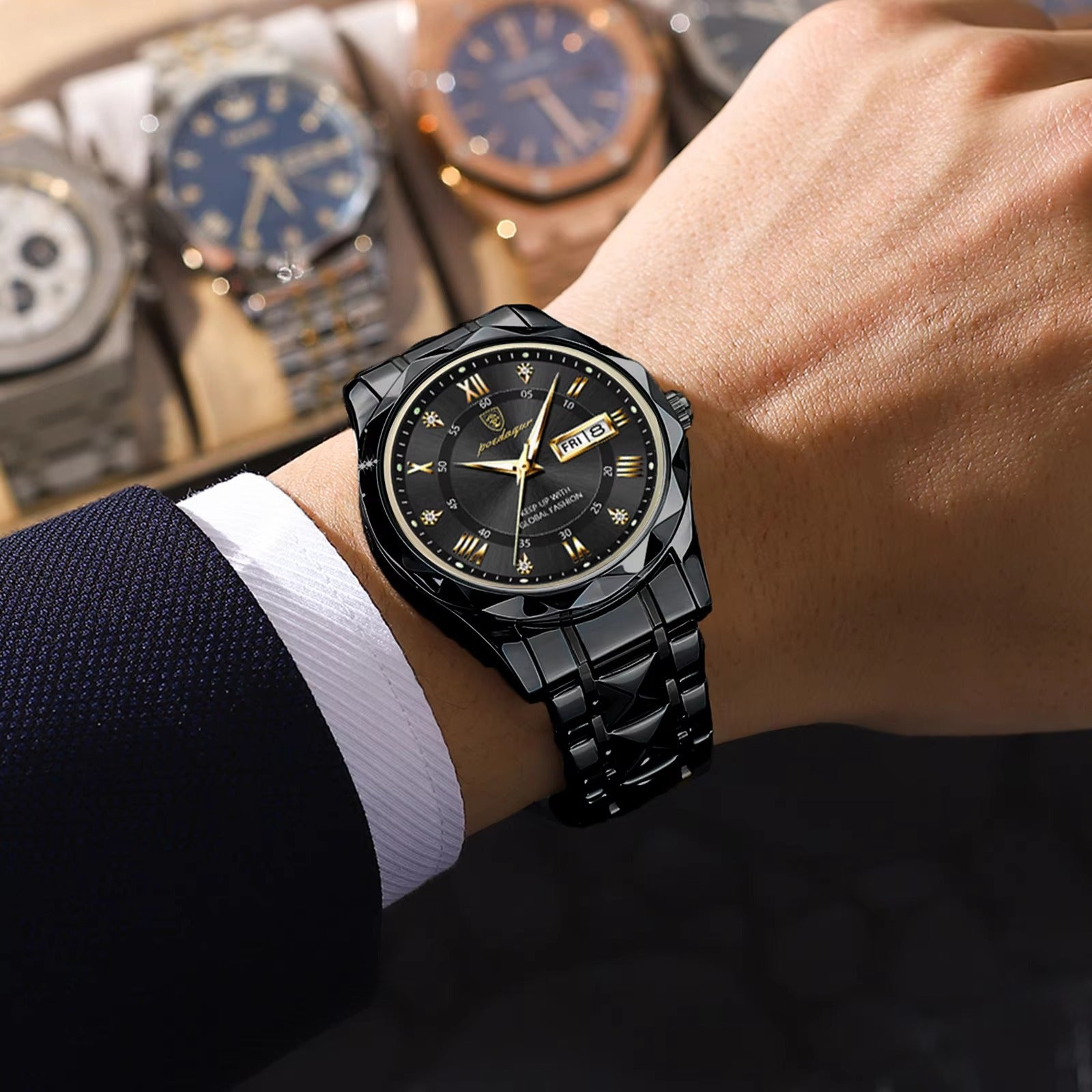 Edelstahl Armbanduhr "Orologio per uomo no.4154" - PITANI