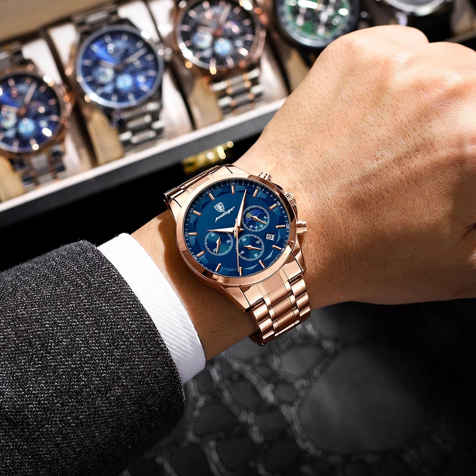 Edelstahl Armbanduhr "Luminoso impermeabile militare no.4171" - PITANI