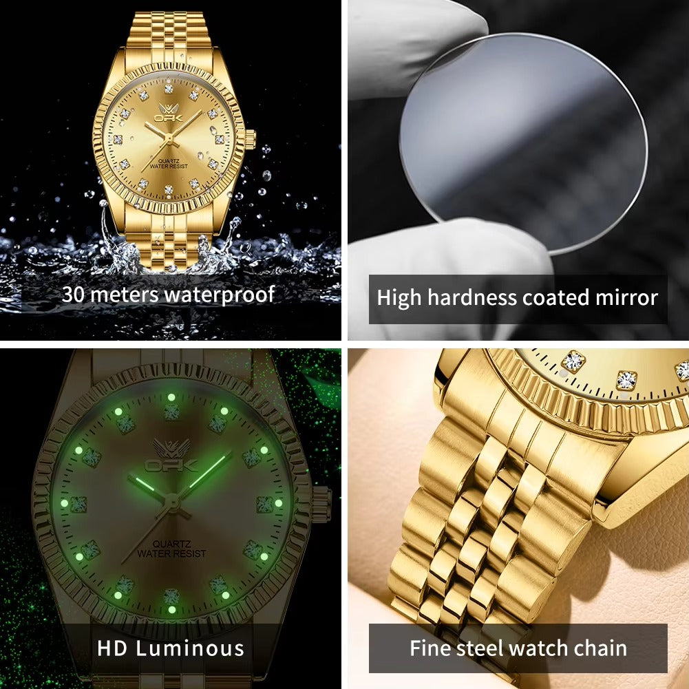 Edelstahl Armbanduhr "Quarzo in acciaio inossidabile no.4126" - PITANI