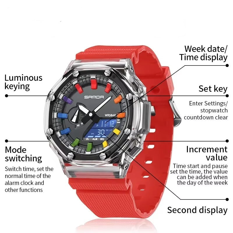 Edelstahl Armbanduhr "Cronometro per il conto alla rovescia no.4124" - PITANI