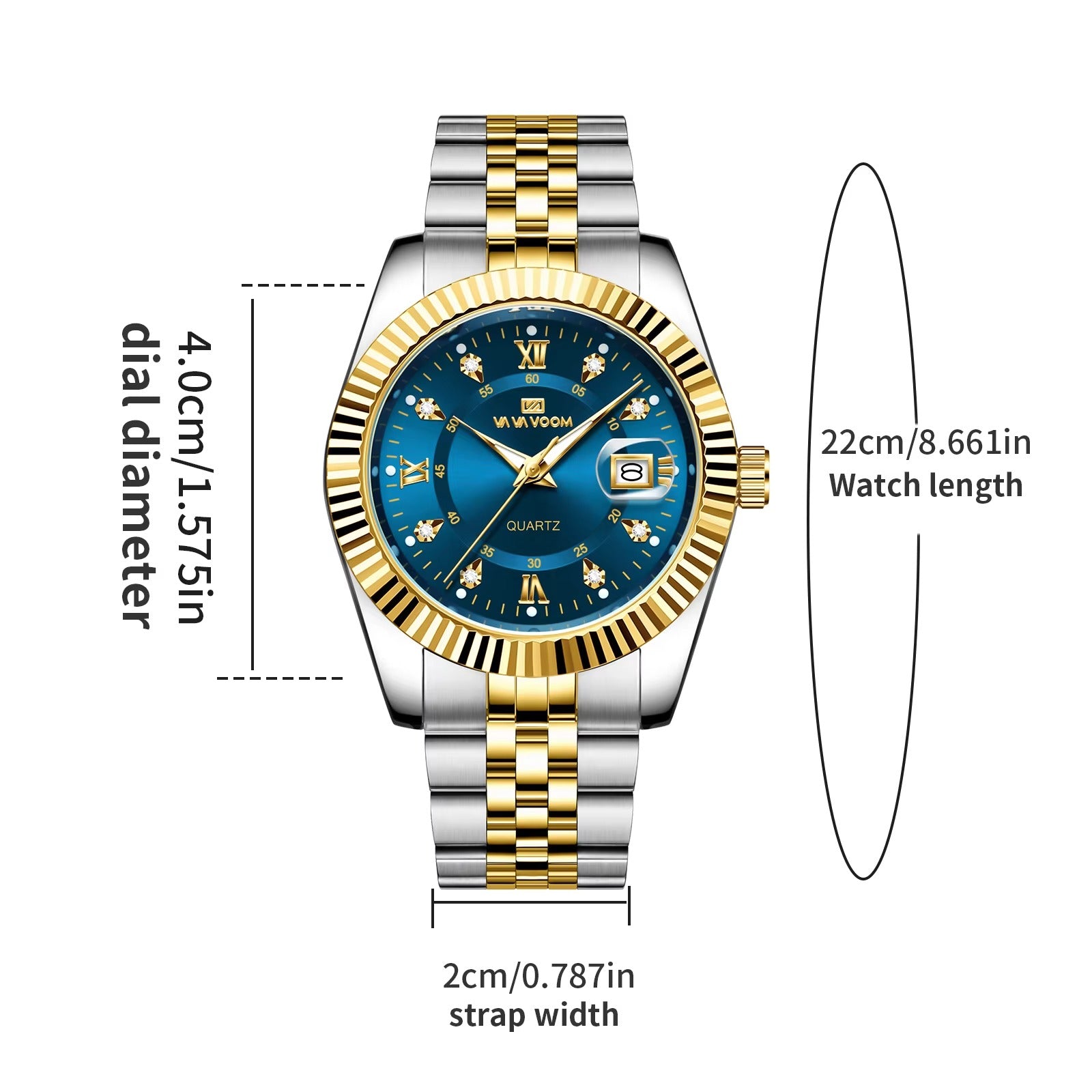 Edelstahl Armbanduhr "Orologio incorporato no.5295“ - PITANI