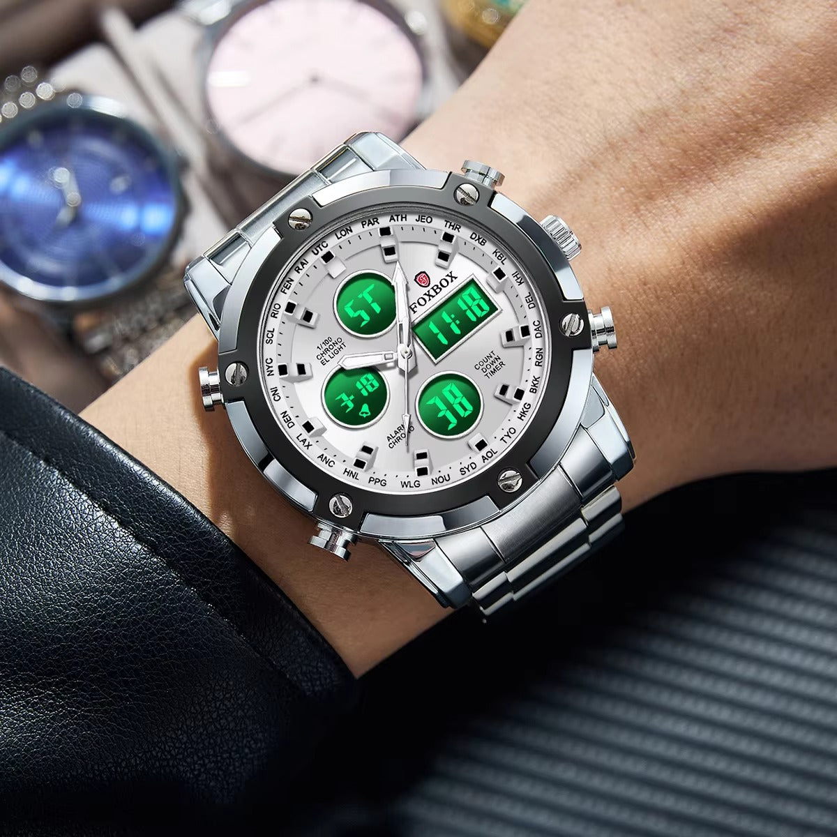 Edelstahl Armbanduhr "Cronografo no.5287“ - PITANI