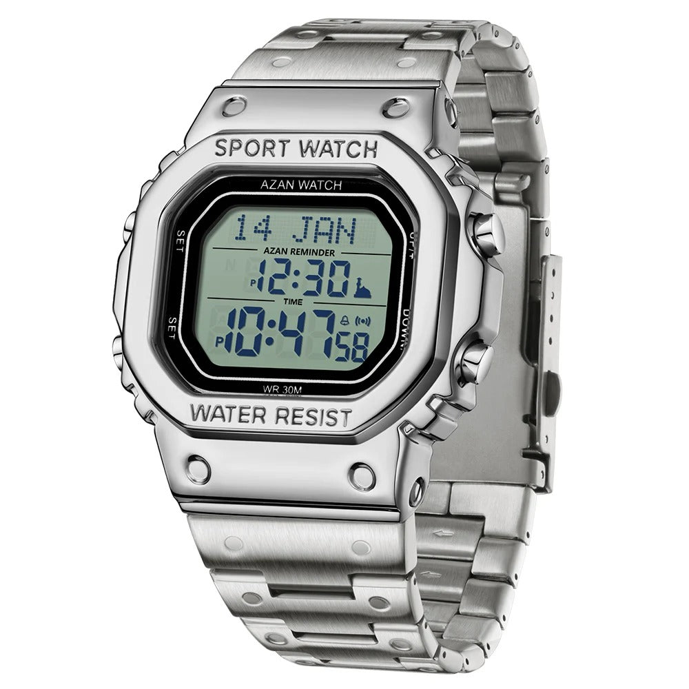 Digitale Edelstahl Armbanduhr "Data LED no.5291“ - PITANI
