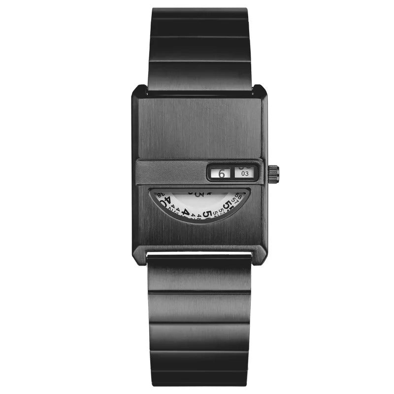 Edelstahl Armbanduhr im Retro Design "Design retrò semplice no.3201" - PITANI