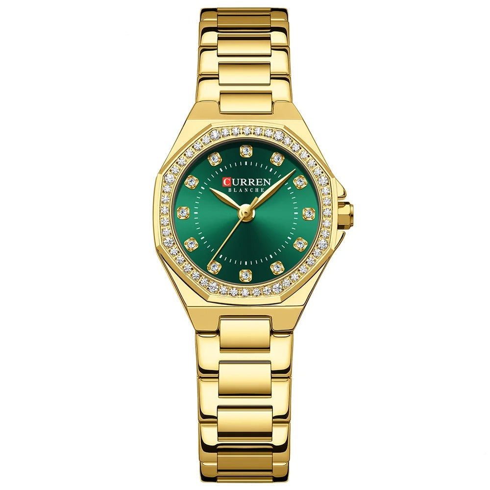 Elegante Achteckige Damen Quarzarmbanduhr – Wasserdichte Armbanduhr no.3273 - PITANI