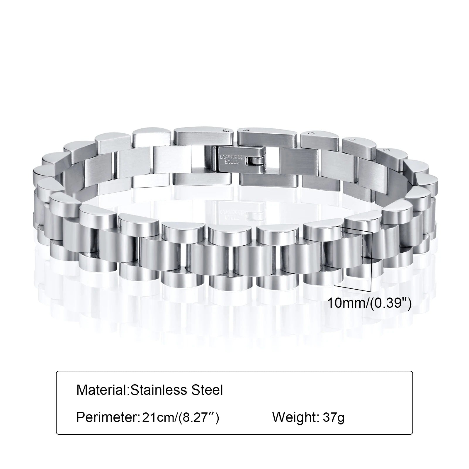 Klasisches Edelstahl Armband "Cinturino classico no.5221" - PITANI