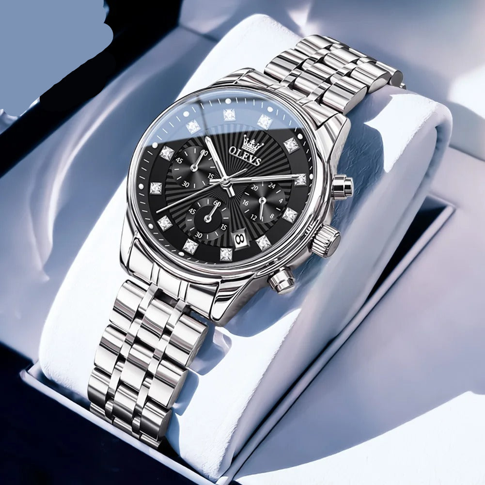 Elegante Damenuhr mit Chronograph & Datumsanzeige Armbanduhr no.3264 - PITANI
