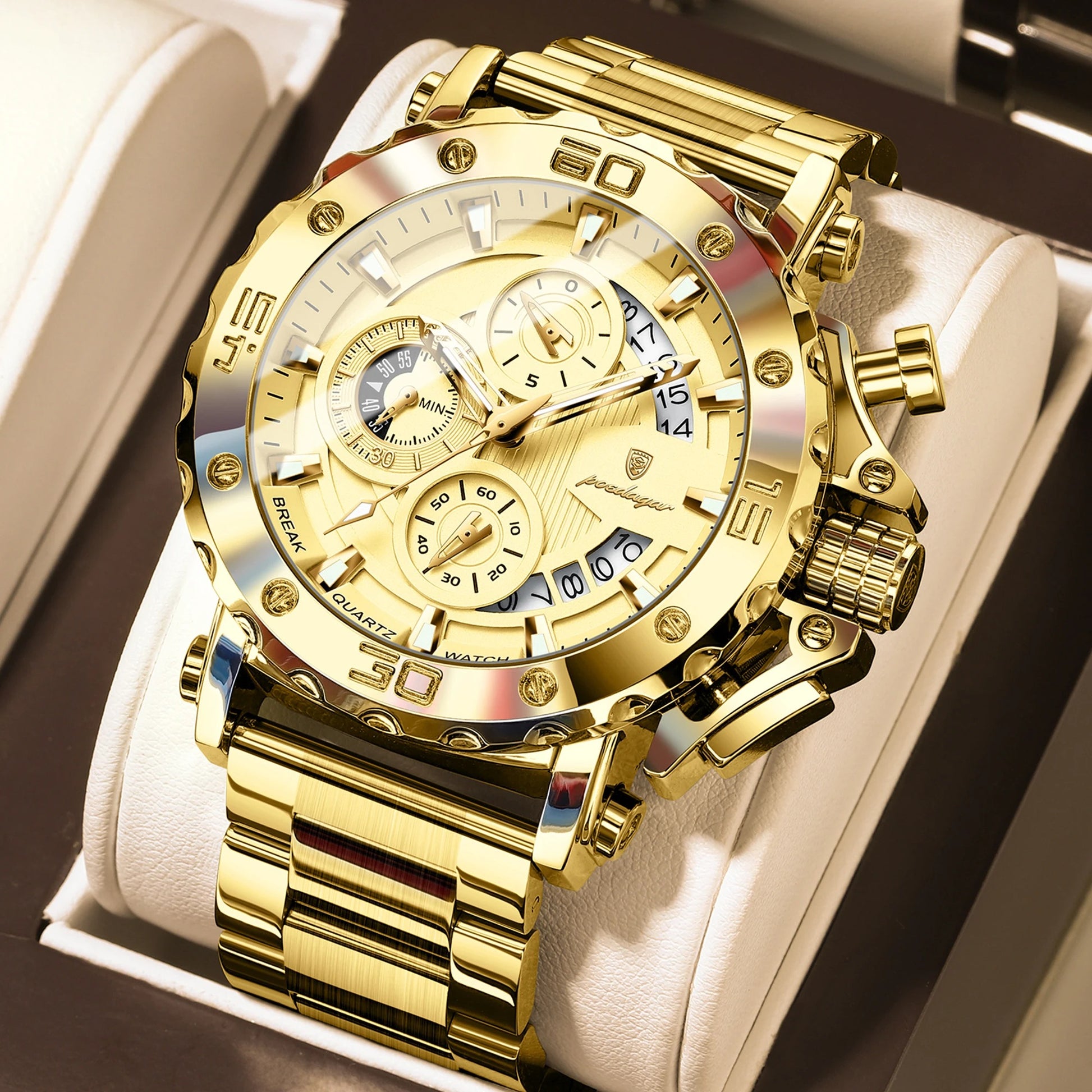 Edelstahl Armbanduhr "Calendario Luminoso no.5269“ - PITANI