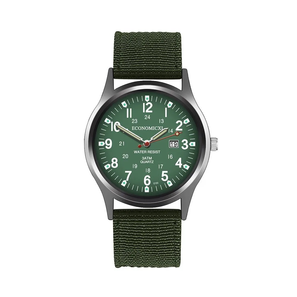 Stoff Armbanduhr "Verde Sportivo no. 480" - PITANI