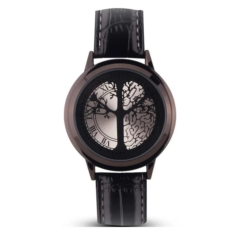 Led Leder Armbanduhr "Orologio Albero no.814" - PITANI