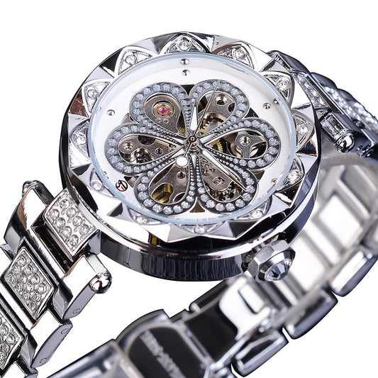 Edelstahl Automatik Armbanduhr "Diamante Femmina no.287" - PITANI