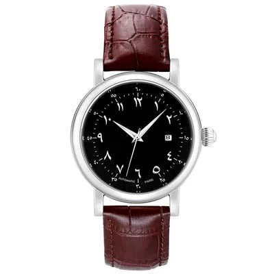 Leder Automatik Armbanduhr "Arabo In Maiuscolo no.856" - PITANI