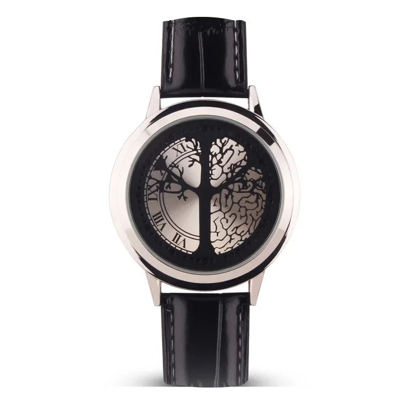 Led Leder Armbanduhr "Orologio Albero no.814" - PITANI