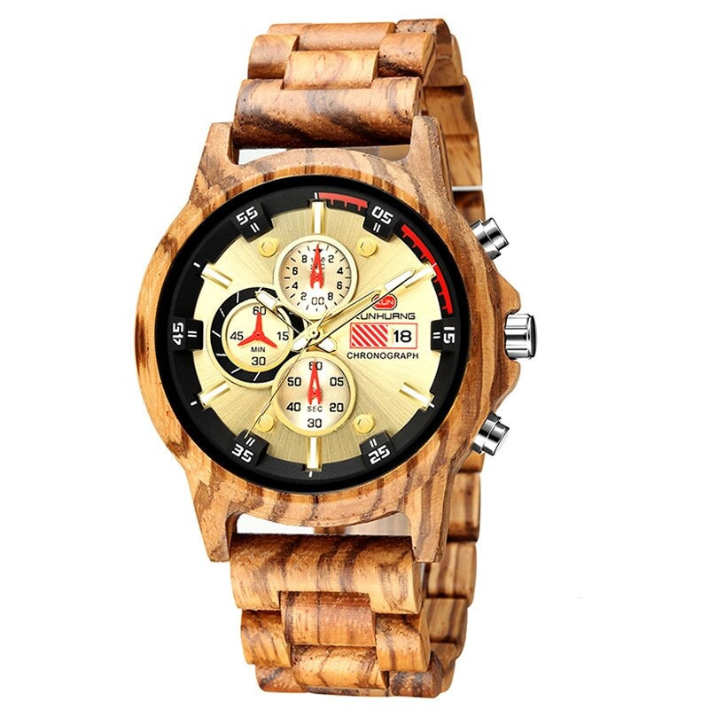 Holz Armbanduhr "Personalizzato"