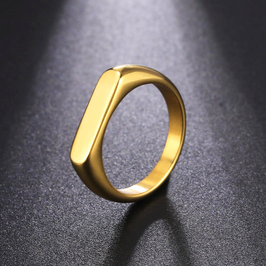 Personalisierter Edelstahl Ring "Amo da pesca"