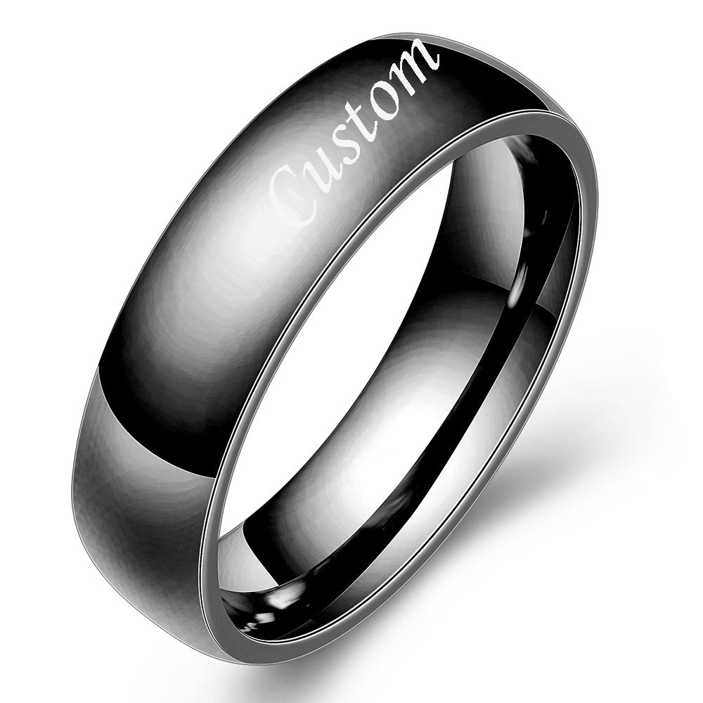 Personalisierter Edelstahl Ring "Bande" - PITANI