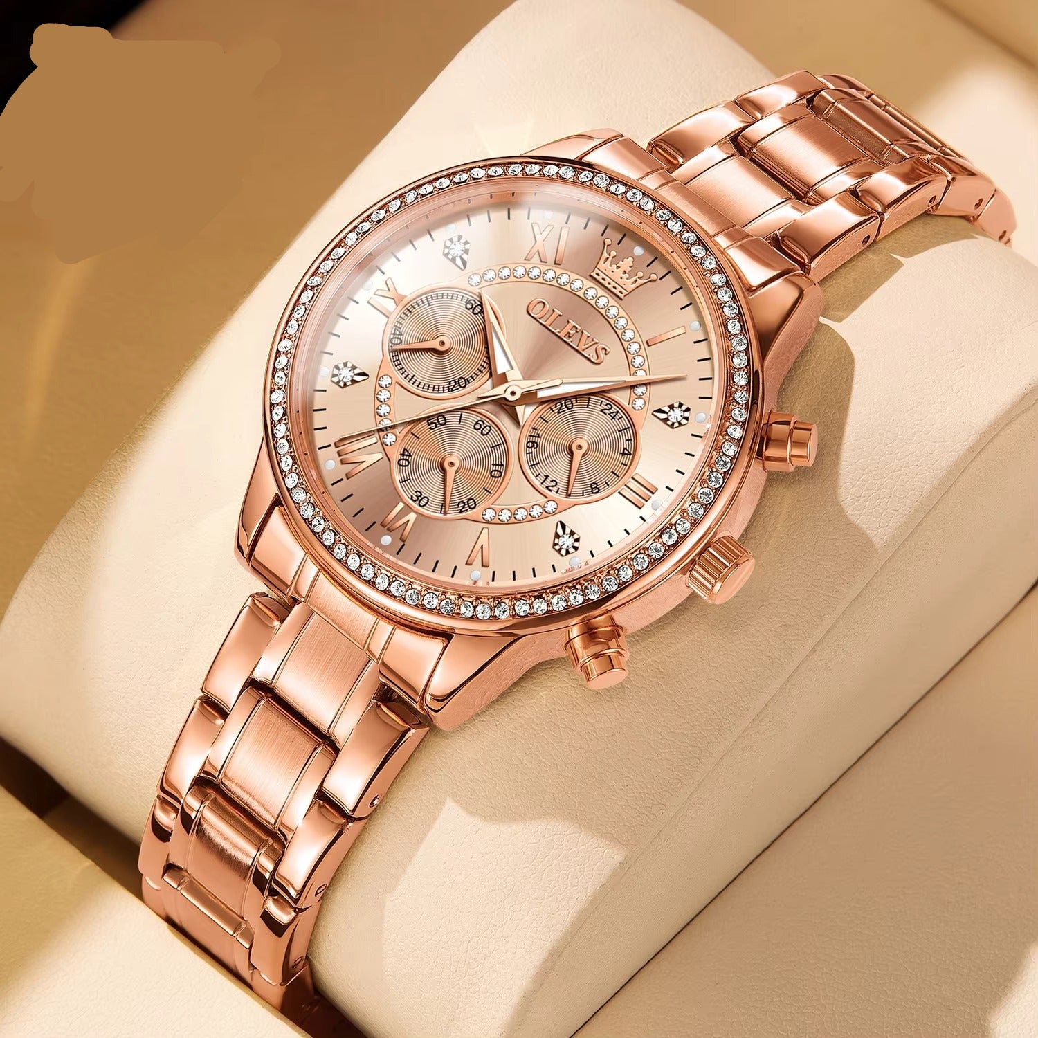 Glitzer Armbanduhr im eleganten Design "Orologio lamore di no.5174" - PITANI