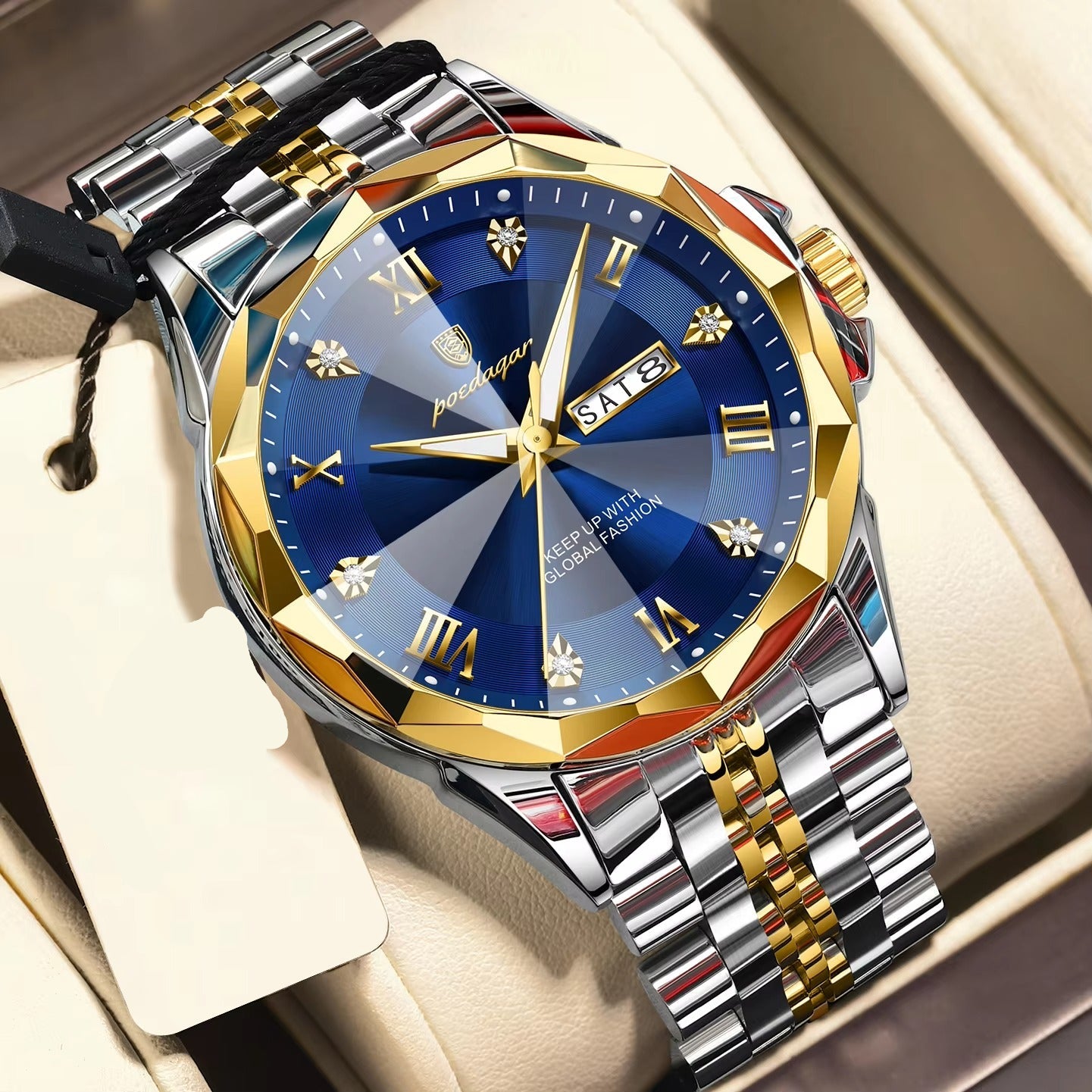 Elegante Edelstahl Business Armbanduhr "Orologio da polso no.5271“ - PITANI