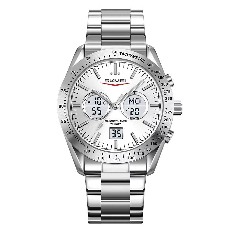 Edelstahl Armbanduhr "Doppio display no.5255“ - PITANI