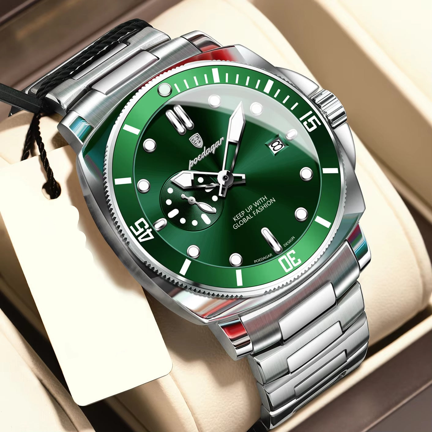 Edelstahl Armbanduhr "Orologio da uomo alla moda no.4152" - PITANI