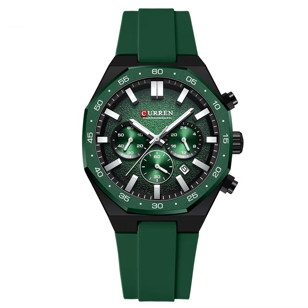 Zeitlose Silikonband Armbanduhr "Quarzo belle chiaro no.5223“ - PITANI