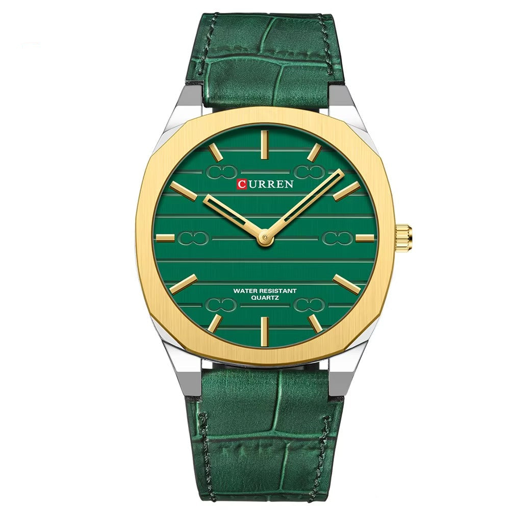Minimalistisch moderne Leder Armbanduhr "Sottile alla moda no.5224“ - PITANI