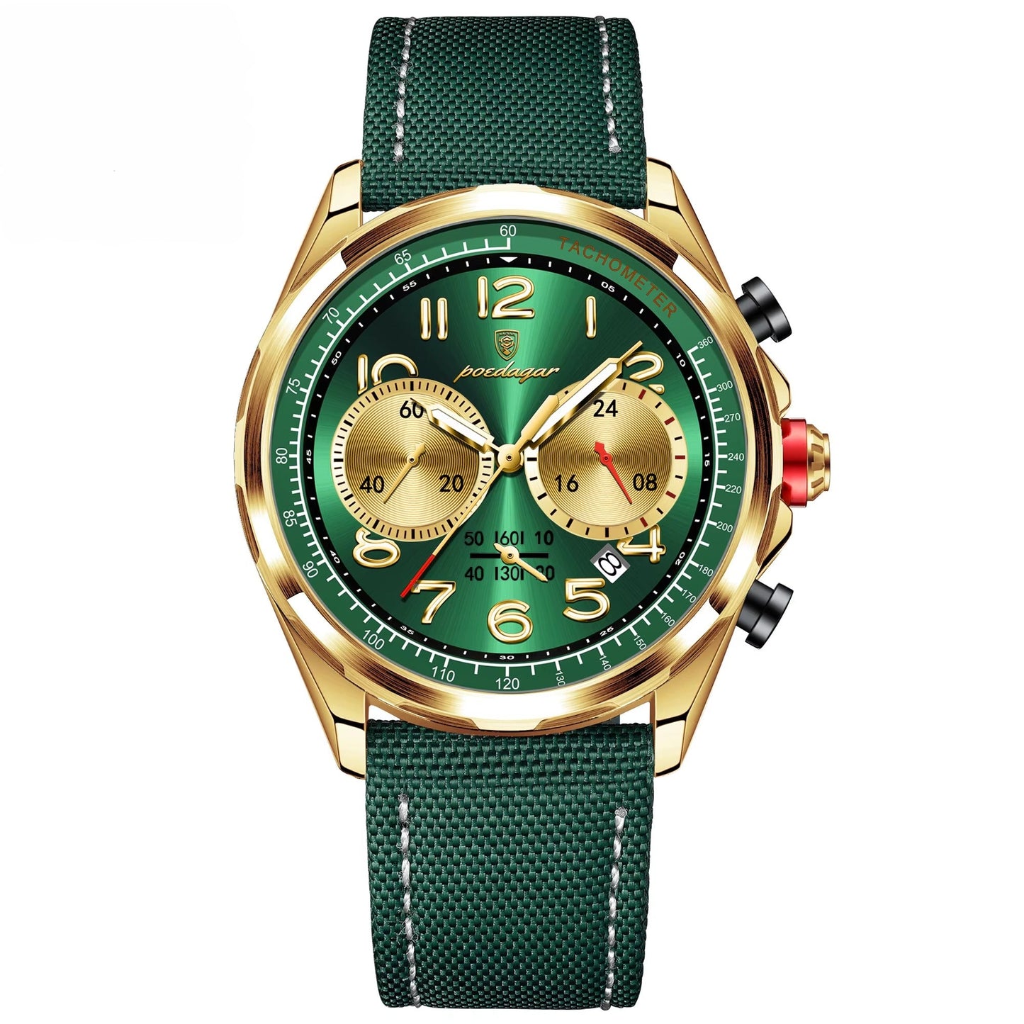 Edelstahl Armbanduhr "Pelle di nylon luminosa no.4145" - PITANI